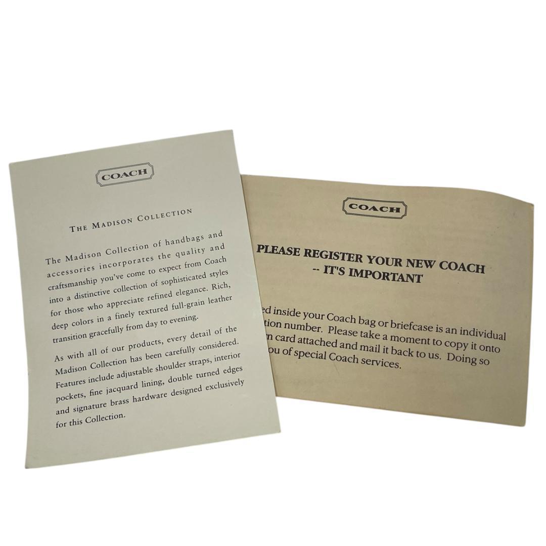 COACH/オールドコーチ 4404 レザー ショルダーバッグ イタリア製