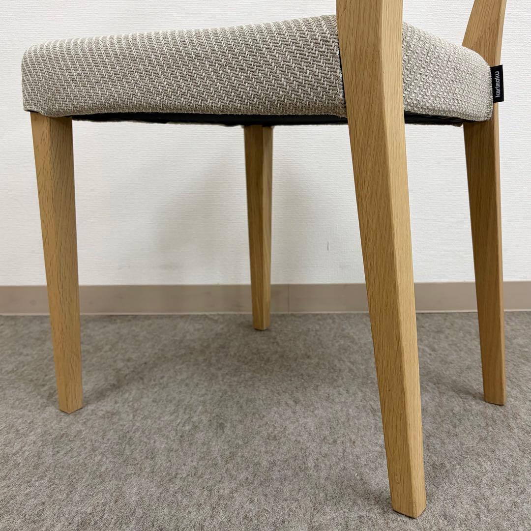 【karimoku】食堂椅子CU1615E380(2017年生産)No.1