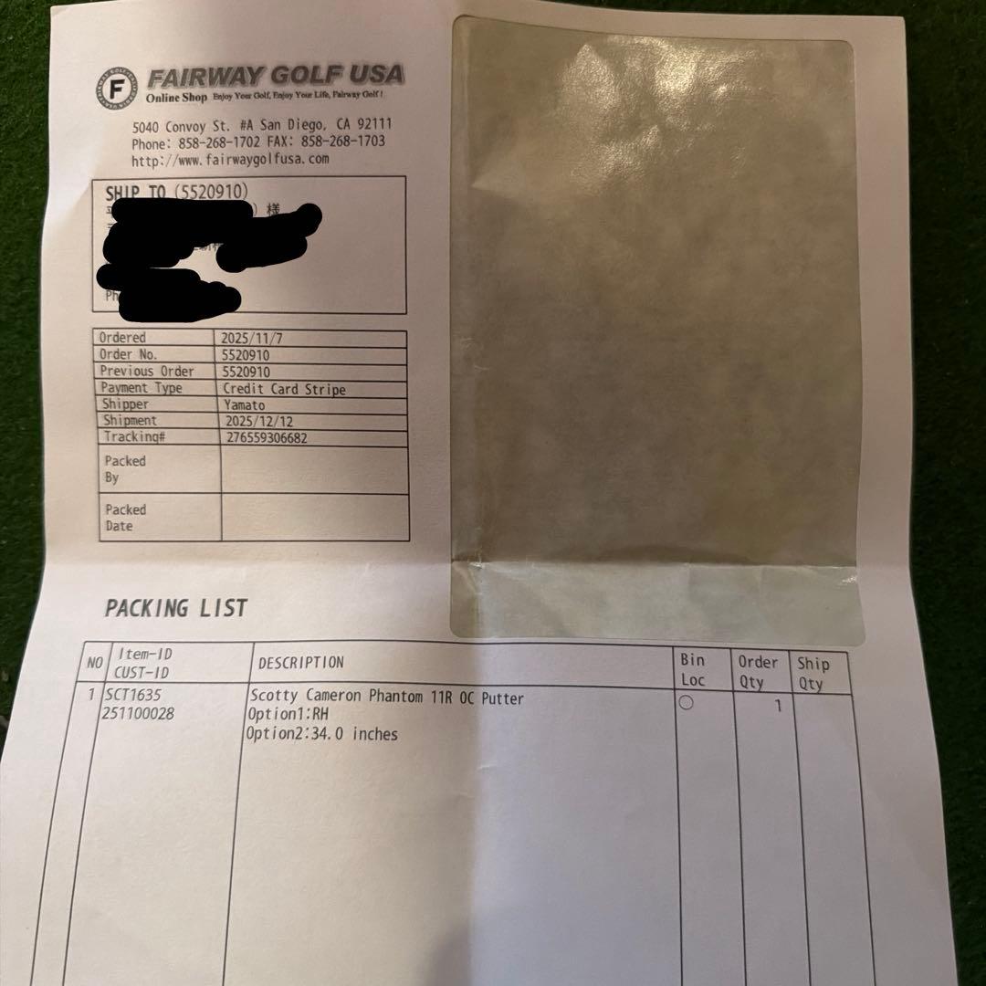 スコッティキャメロンファントムロートルク11R OC34インチ（年内発送可！）