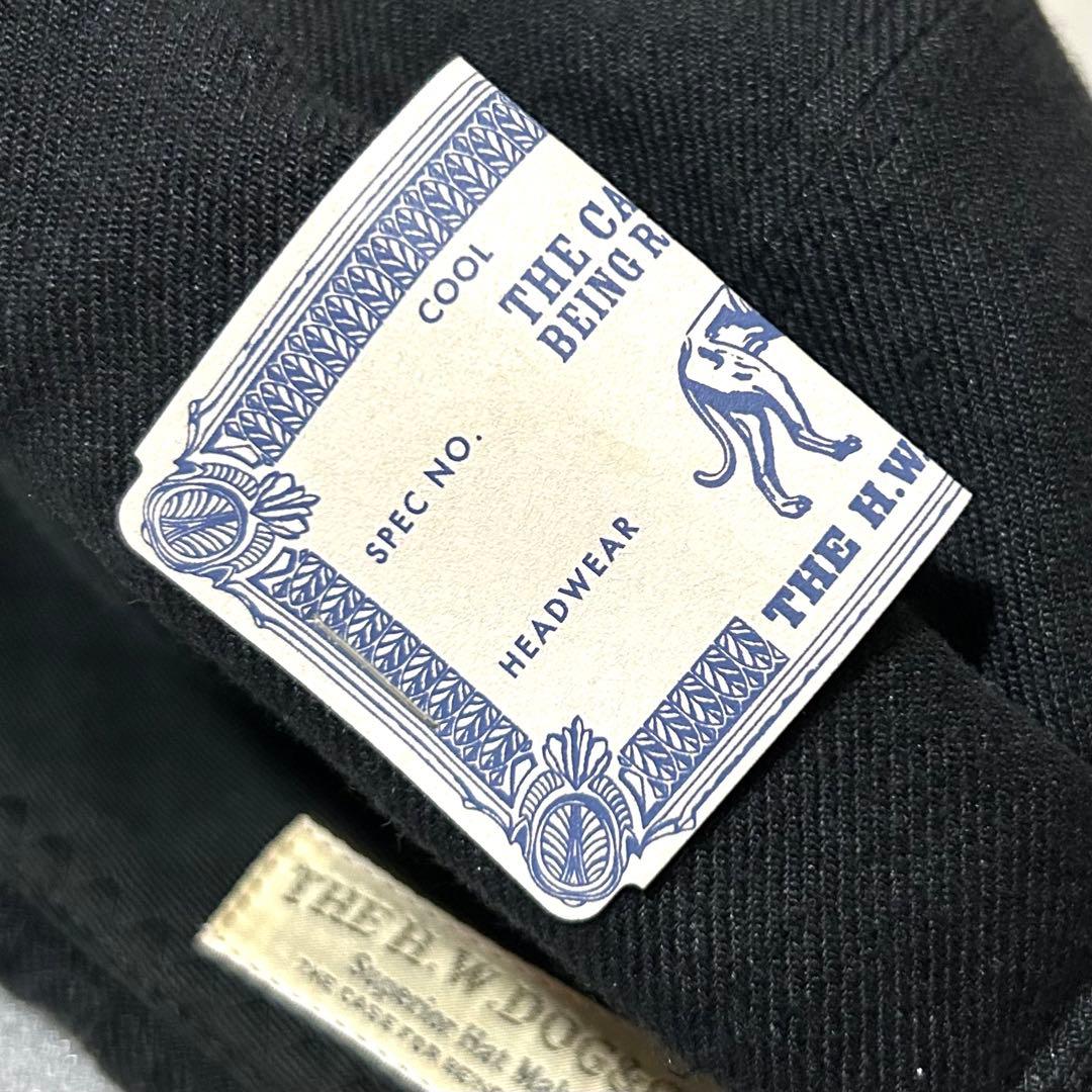 帽子 THE H.W.DOG&Co-PIQUE ROLL CAP BLACKsizeF