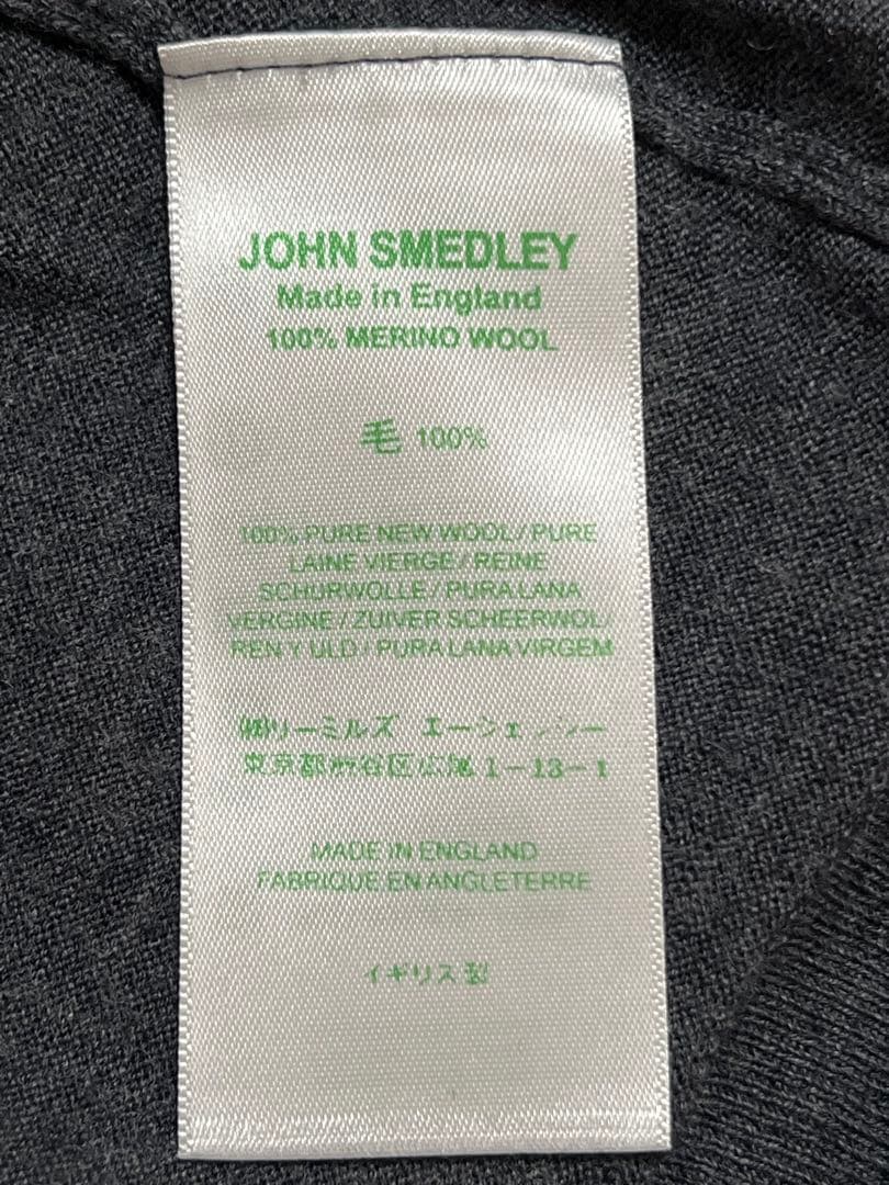 JOHN SMEDLEY　ジョンスメドレー　タートルネック　薄手　M　イギリス製