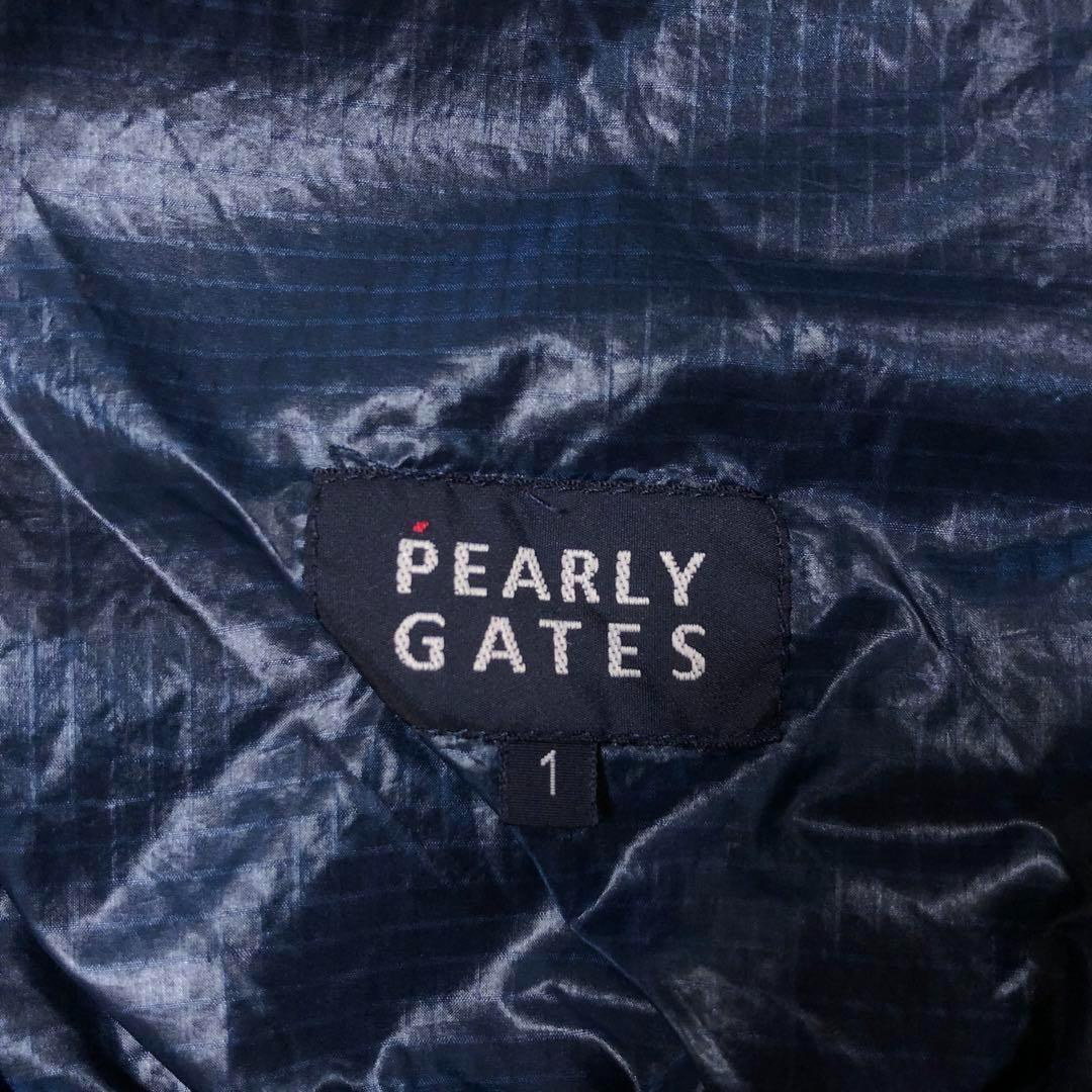 パーリーゲイツ ハーフジップ ナイロン ウェア ネイビー サイズ1