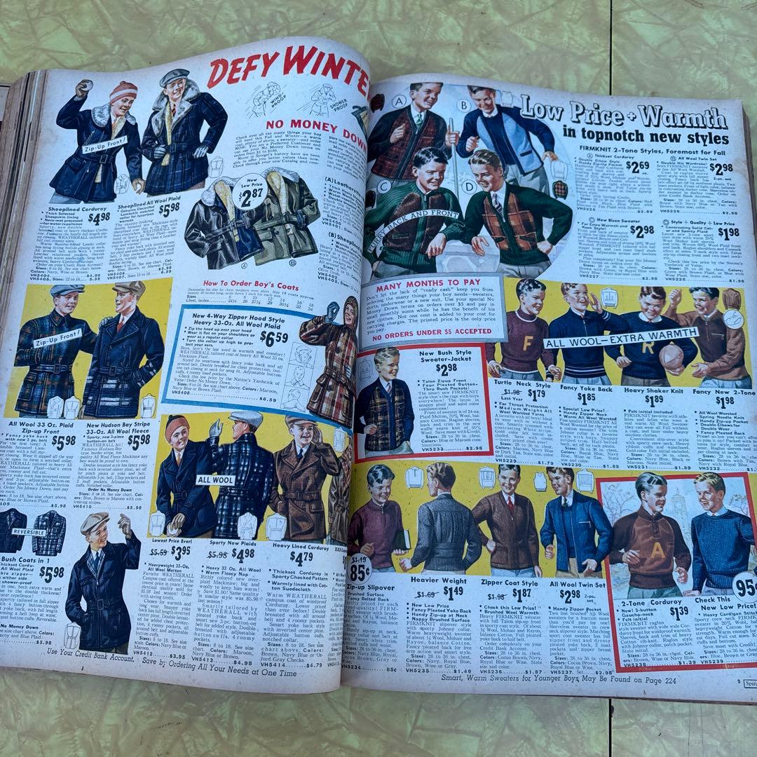 USA VINTAGE 1938年 Spiegelスピーゲルカタログ500ページ