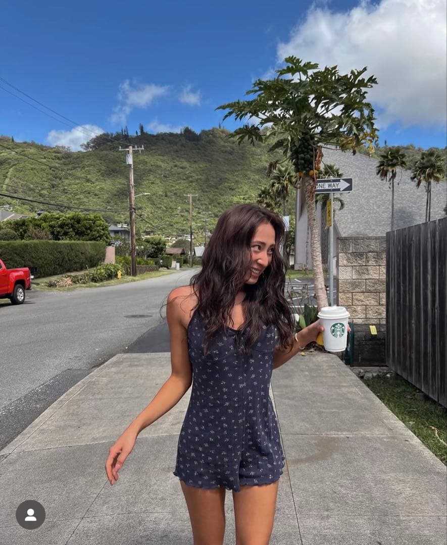 5/31までの販売‼️新品 ALEXIA STAM ロンパース 花柄 Sサイズ