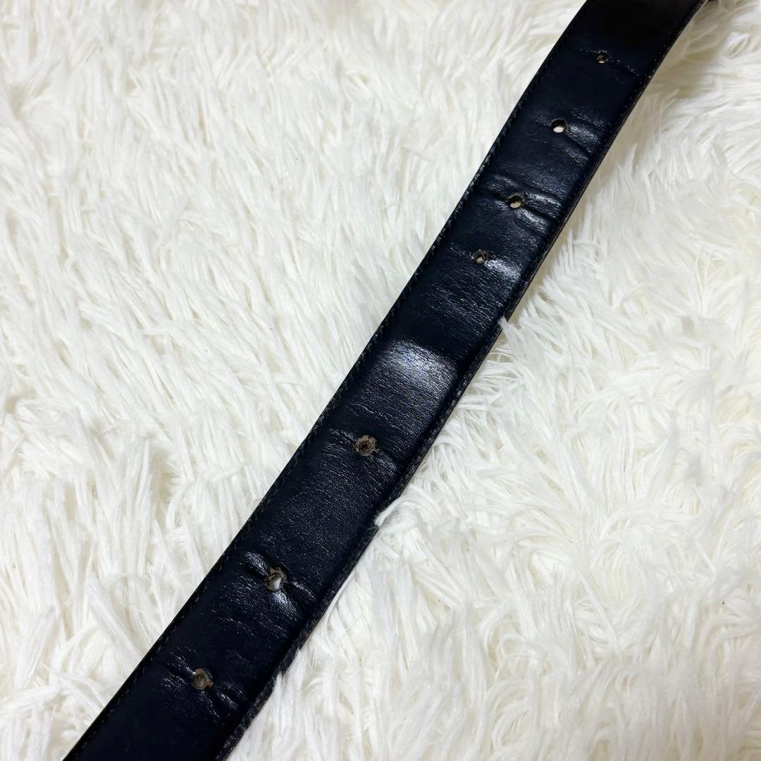 専用　GUCCI グッチ ベルト GGロゴ　レザー 本革　ゴールド　黒