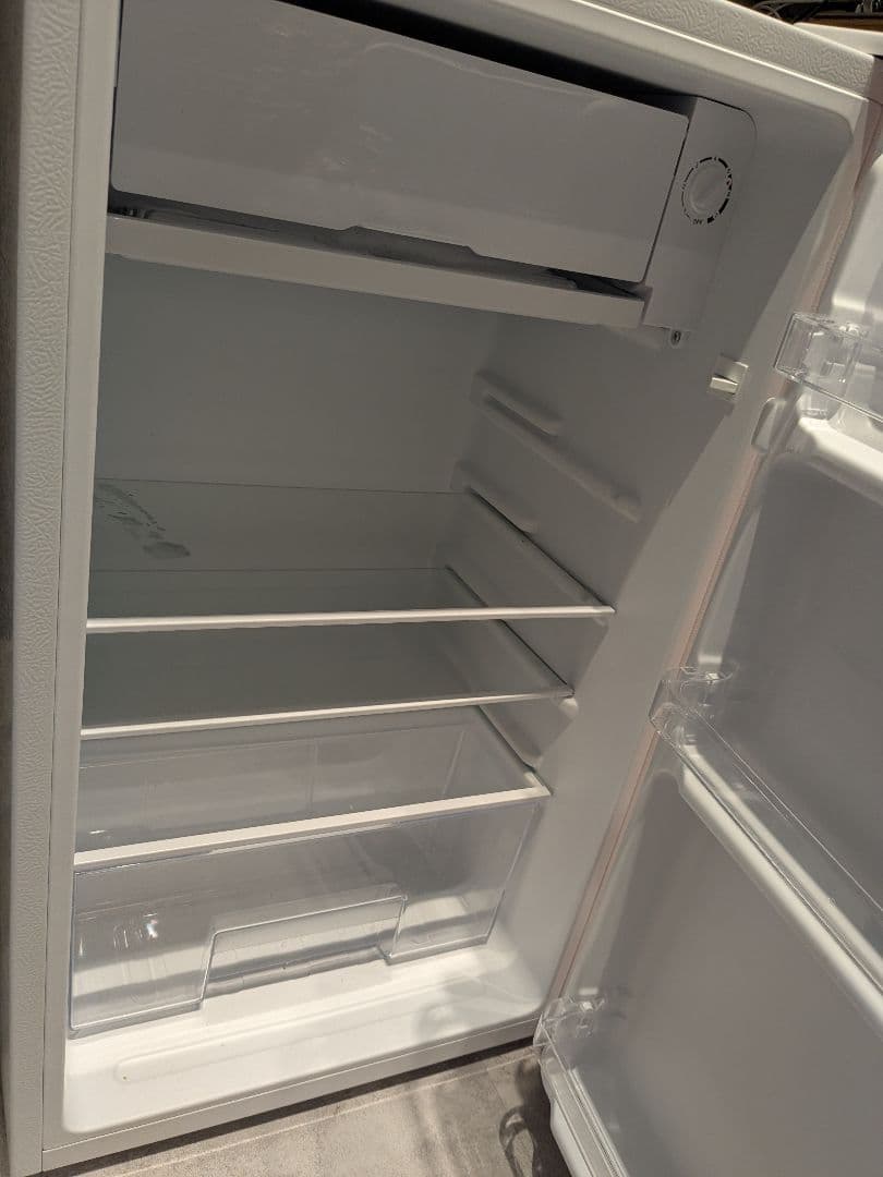 [山善] 冷蔵庫 92L 右開き YFR-90(W) ホワイト 1ドア