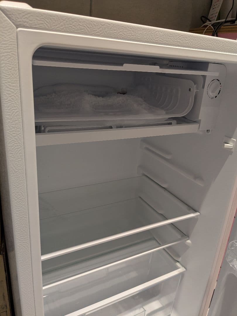 [山善] 冷蔵庫 92L 右開き YFR-90(W) ホワイト 1ドア