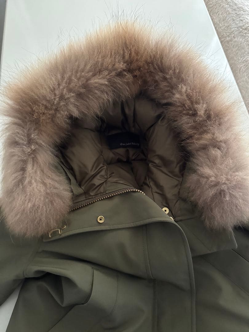 green label relaxing撥水マウンテンダウンコート