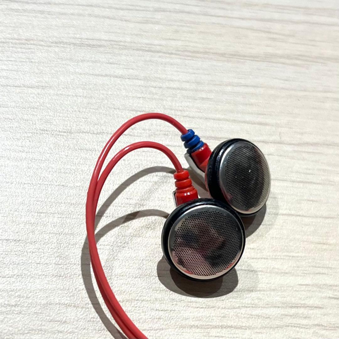 AIWA HP-V1 インナーイヤーイヤホン レッド　昭和レトロ レア