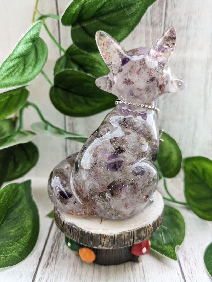 【Lemon☆】➀まっくろくろの蝶ネクタイねこちゃん形オルゴナイト☆他２点