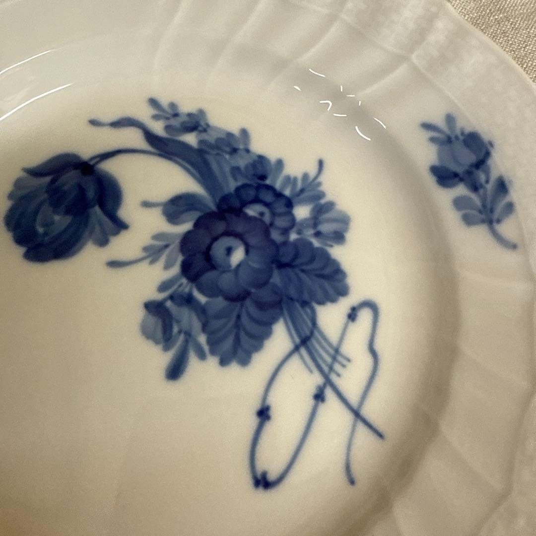 未使用　ロイヤルコペンハーゲン　ブルーフラワー　カープ　中深皿　６枚