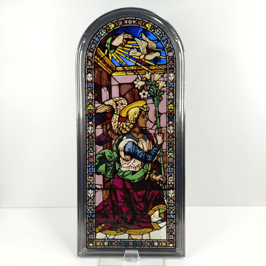 ドメニコ ステンドグラス Annunciation受胎告知グラスマスターズ社c