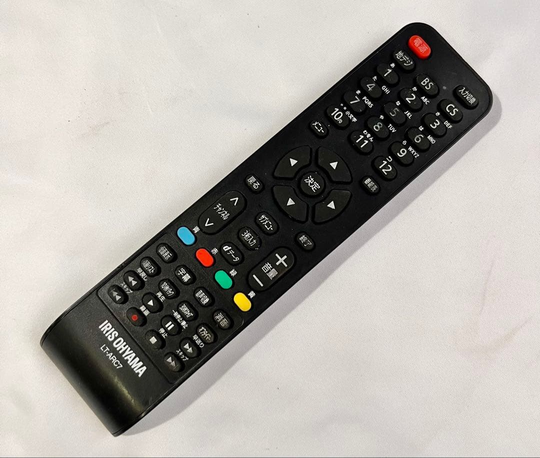 ② アイリスオーヤマ 液晶テレビ 24V型 24WB10 取説・リモコン付き