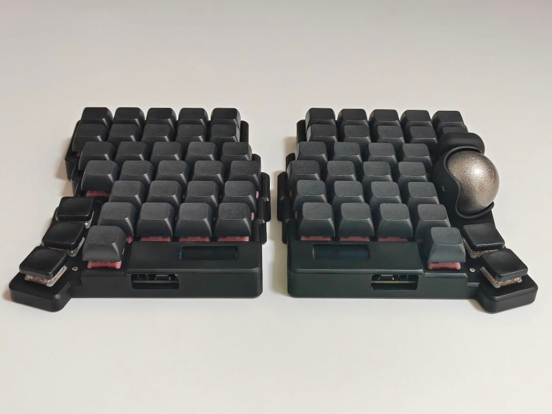 keyball61 完成品 自作キーボード 左右分割 ブラック