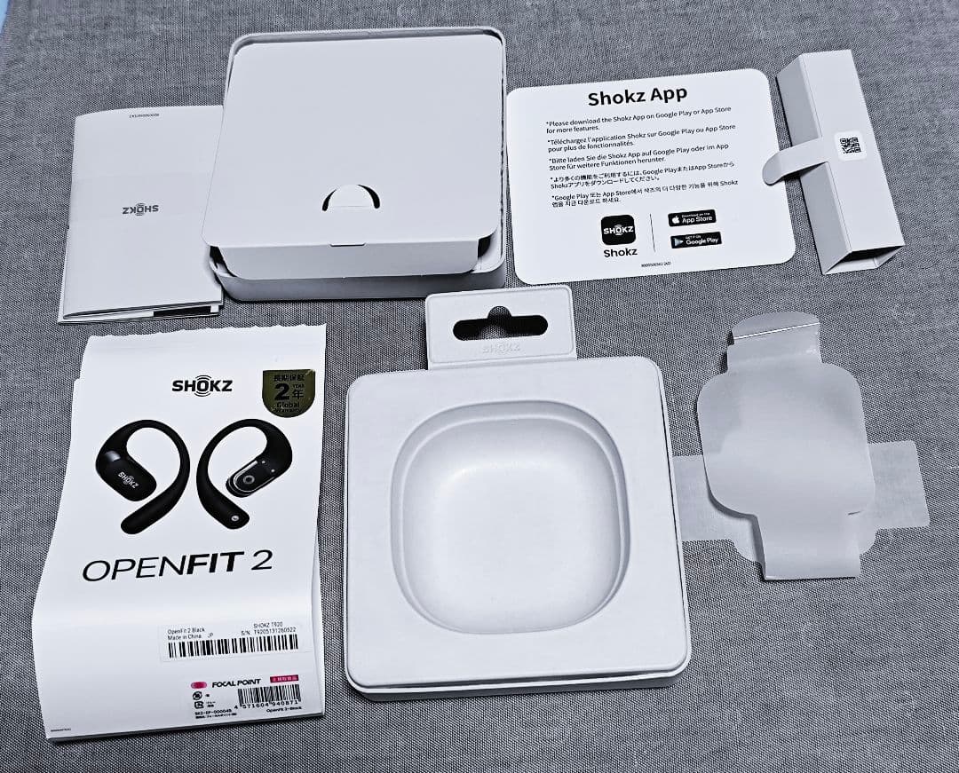 Shokz OpenFit 2 ブラック