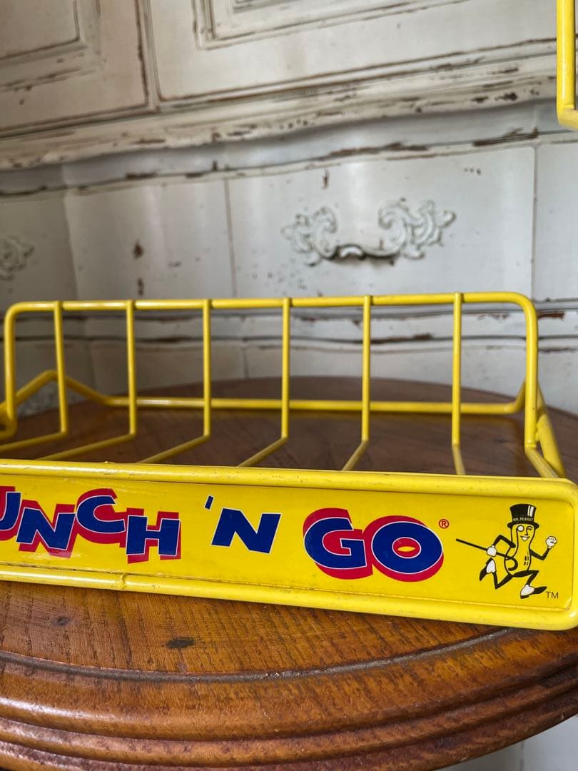 アンティーク　ワイヤー　ディスプレイ　ラック　スタンド飾り棚Mr.PEANUTS