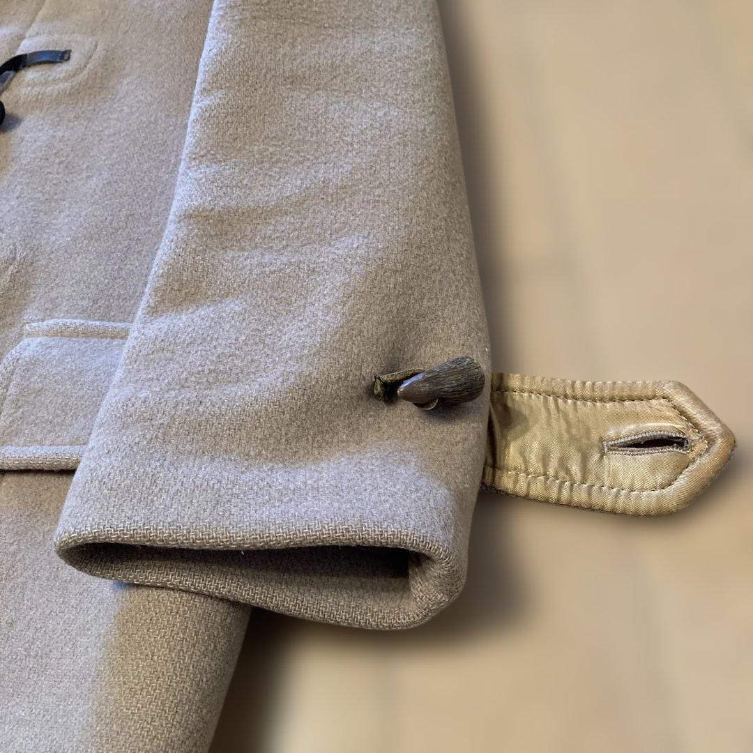 【コッペ&パティ】【美品】バーバリー　英国製　ダッフルコート　ノバチェック