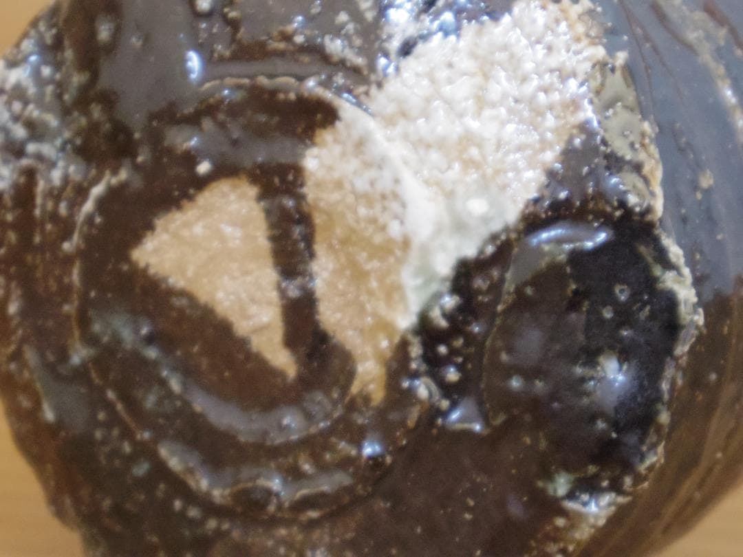 小山義則【師：小島憲二】★引き出し黒茶碗★共箱・布★薪窯