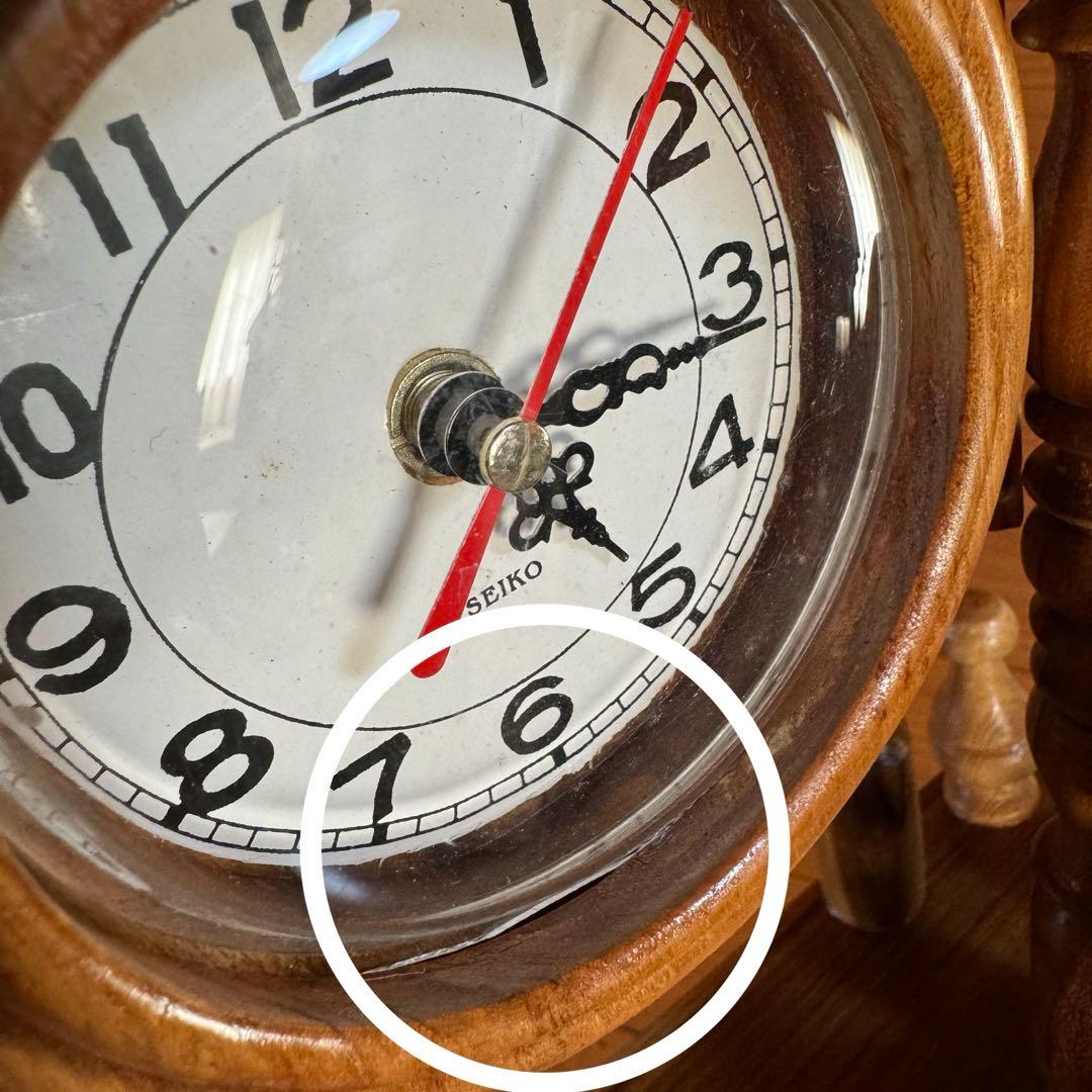 SEIKO 木彫り　壁掛け時計　ヴィンテージ