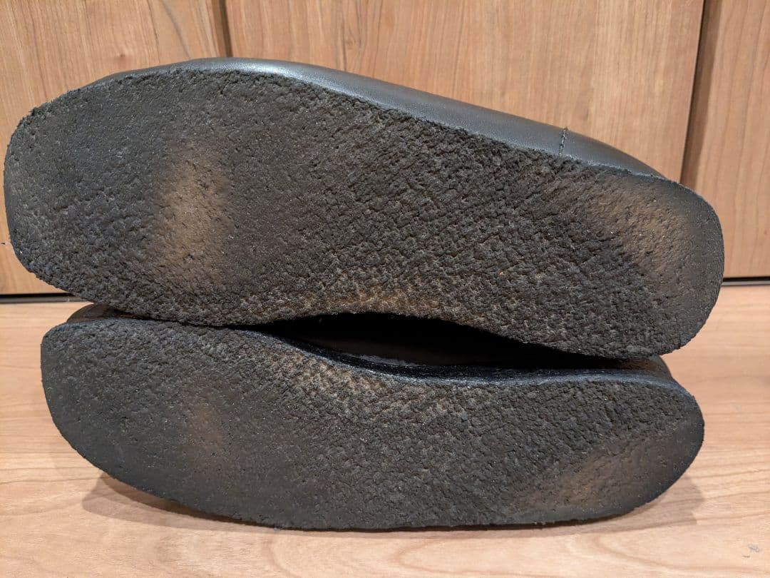 Clarks クラークス ワラビーブーツ　ブラックレザーUK8