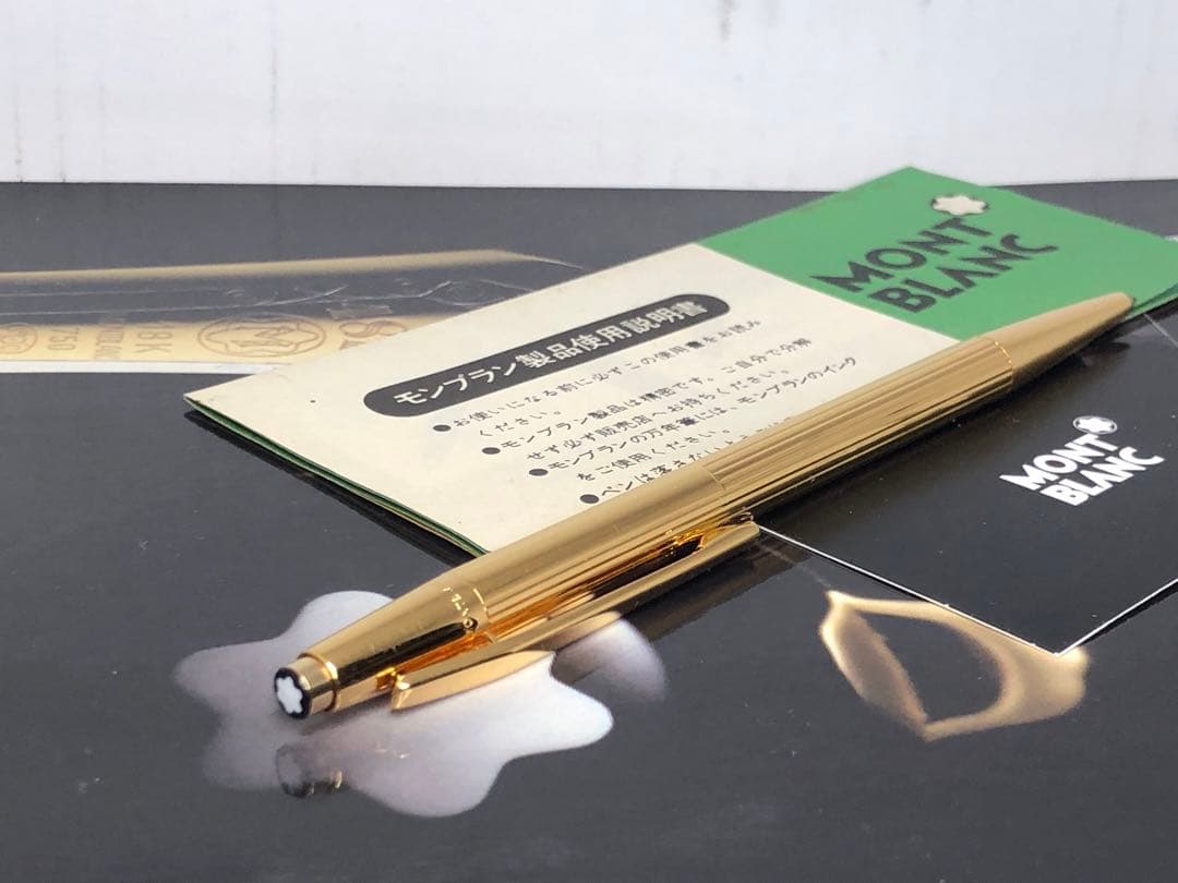 ⭐️金運を呼ぶ総金張り⭐️モンブラン⭐️ノブレスNo1947⭐️世界中で支持の高い逸品⭐️