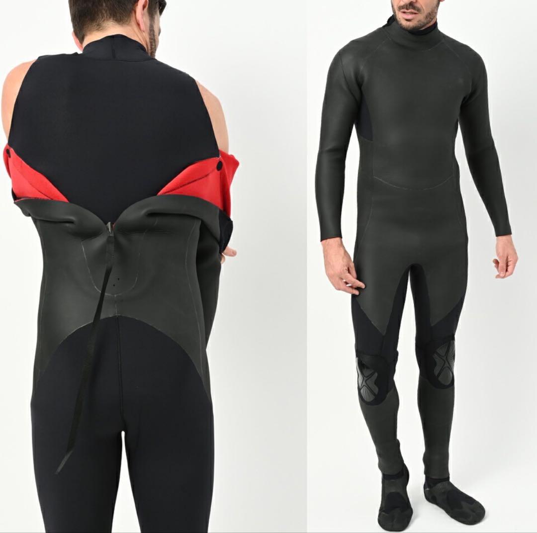 ANDNEWYOU セミドライスーツ 5×3mm バックジップ XL