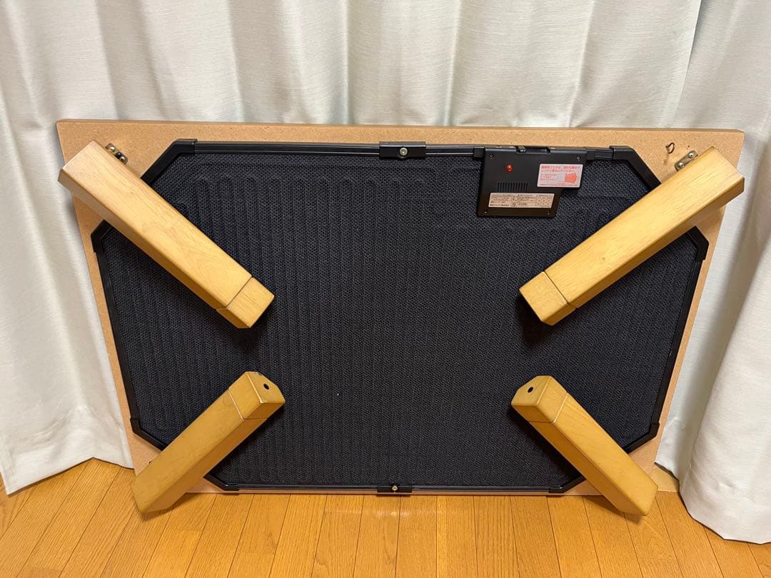 美品　こたつテーブル フラットヒーター