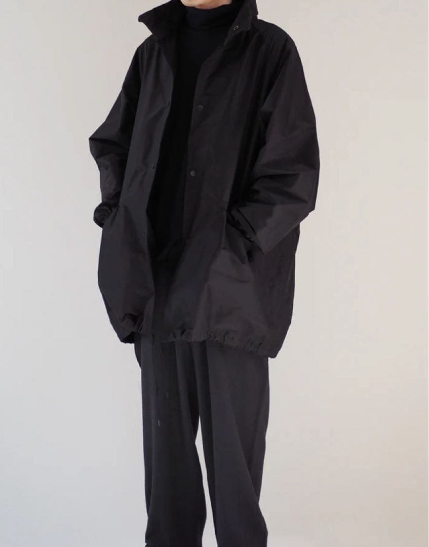 COMOLI コモリ 23AW コットンシルク フーデッドコート size3