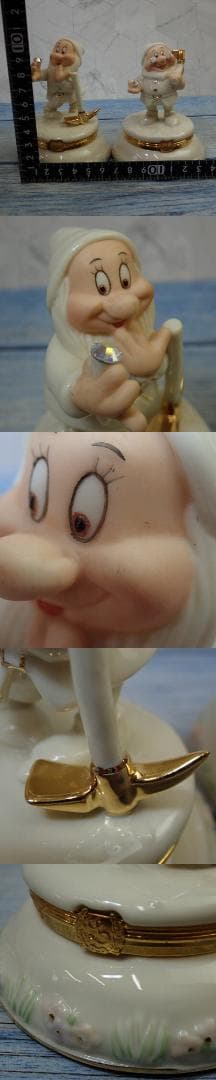 RU-6391 LENOX ディズニー白雪姫＆七人の小人 小物入れ8点セット