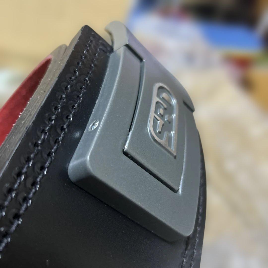 SBD トレーニング・パワーベルト 黒/赤　Mサイズ