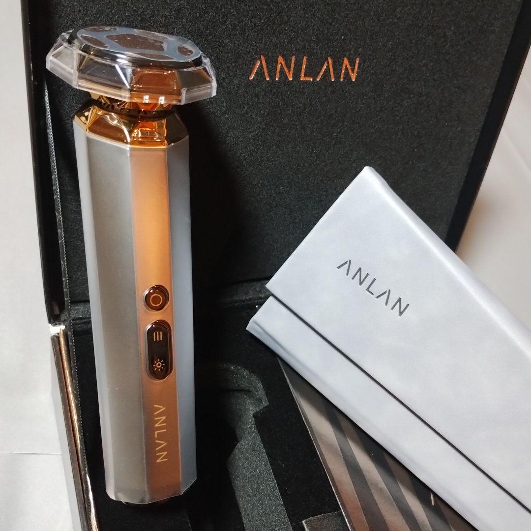 【新品未使用】ANLAN 美顔器・専用エピジェル80g付き・ブラック＆ゴールド