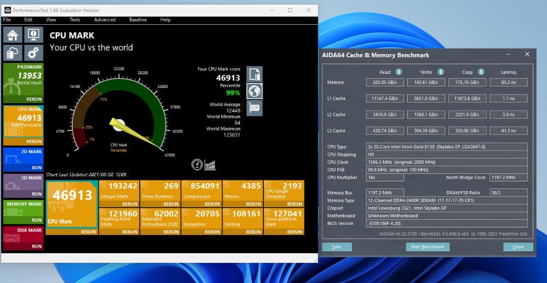 40コア80スレッドi9超/32GB/40Glan/プラチナ電源