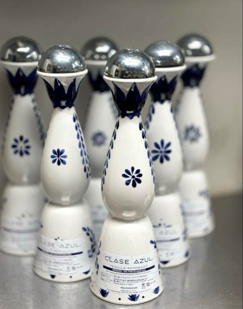 クラセアスールレポサド 空き瓶6本セット　Clase Azul 空ボトル