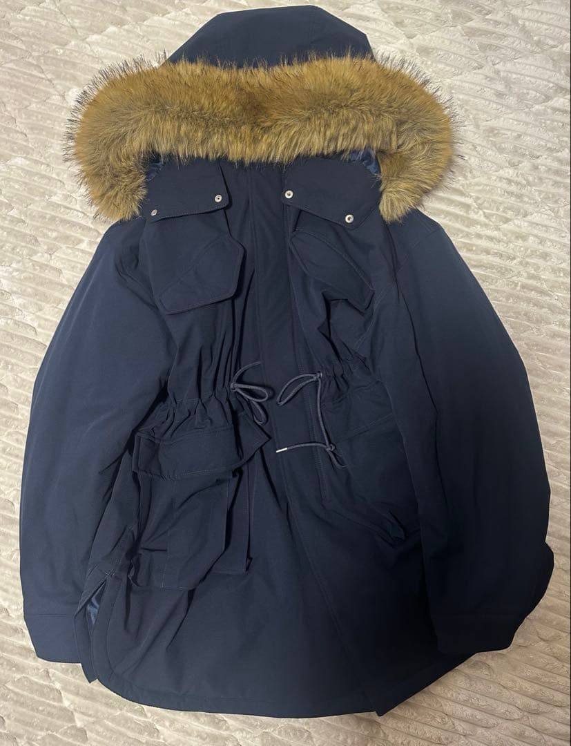 リグリーム　オーバーサイズモッズコート　ネイビー