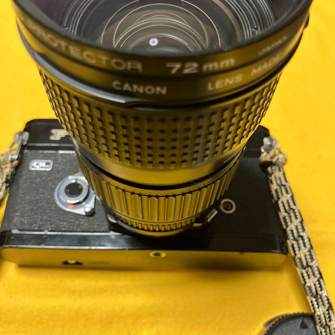 完動品キャノンFTB-QLブラックボディ+ズームレンズFD28-85mm