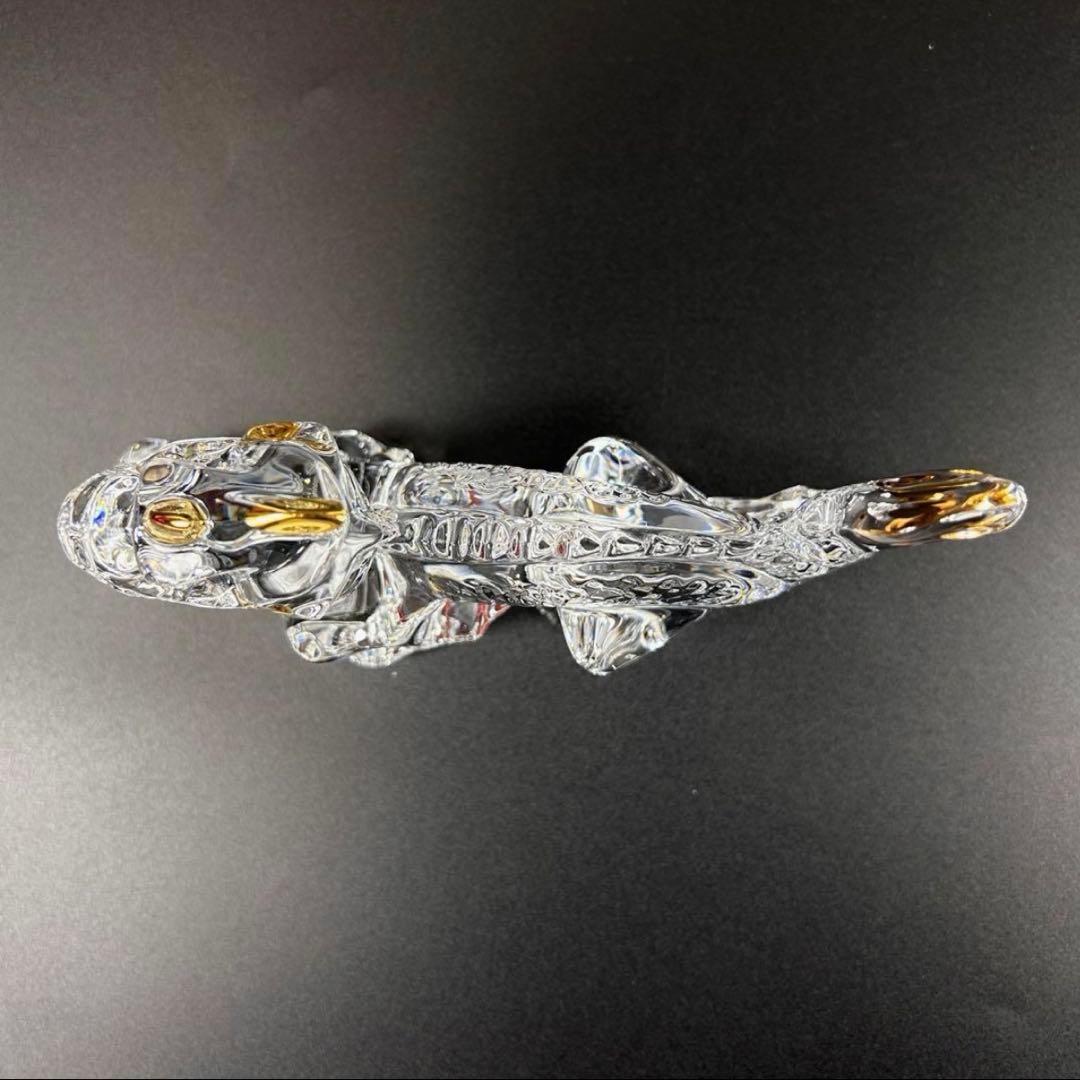 【新品・未使用】バカラ　干支　辰　龍　竜　置物　フィギュアリン　ゴールド　金