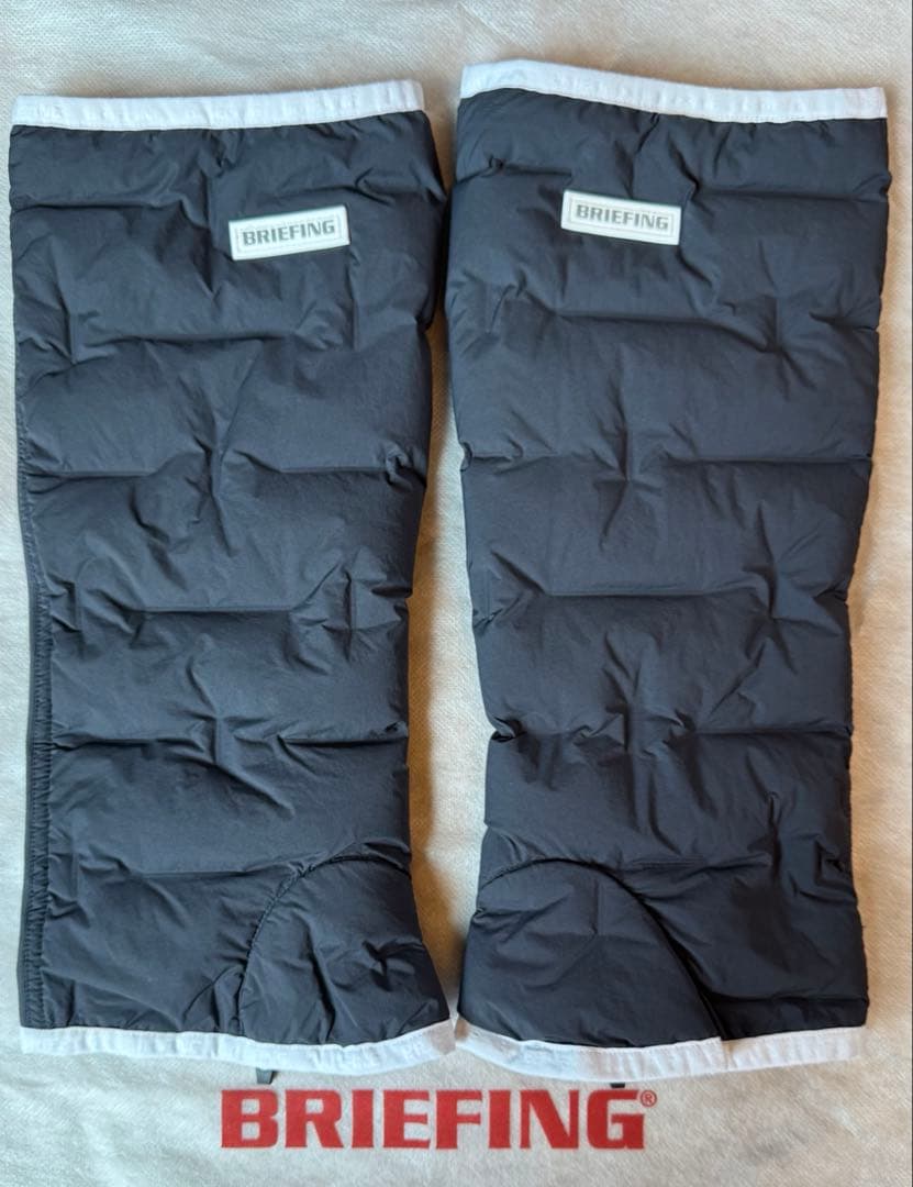 ブリーフィングレディースレッグウォーマーチャコール