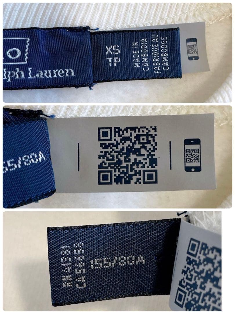 現行QRタグ✨ポロバイラルフローレン ビーズ刺繍 ポロベア スウェットトレーナー