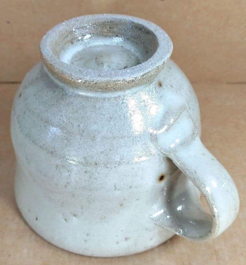 濱田庄司(浜田庄司) 朝杯(カップ&ソーサー）共箱 未使用 益子焼 人間国宝