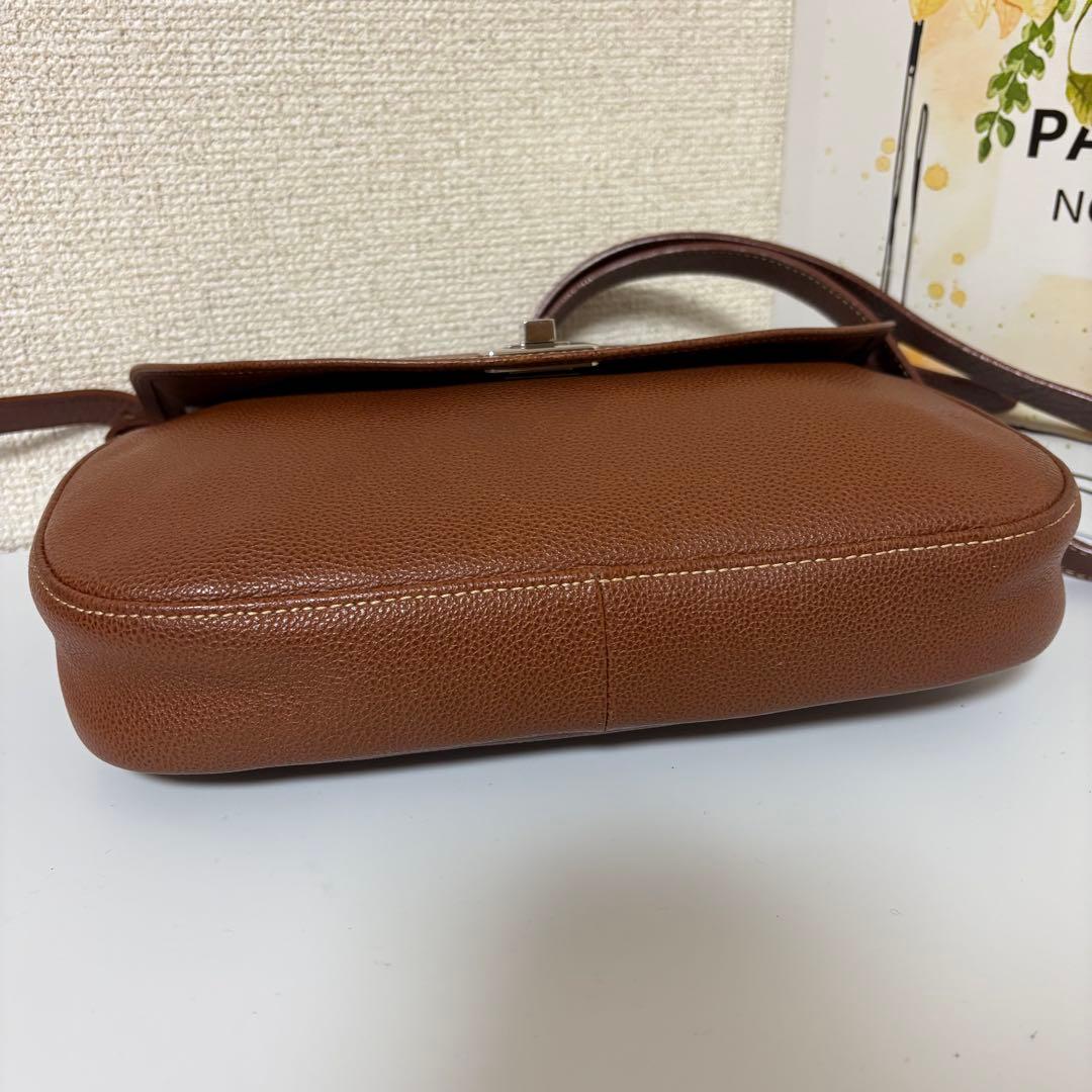 ☆美品☆ロンシャン　ショルダーバッグ　タンロック　ヴィンテージ　完売品