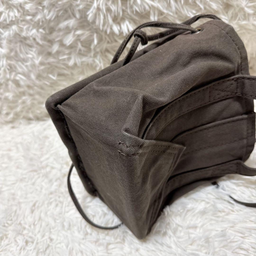 希少！ 人気✨ エバゴス かご袋 ショルダーバッグ 2way キャンバス 紅籐