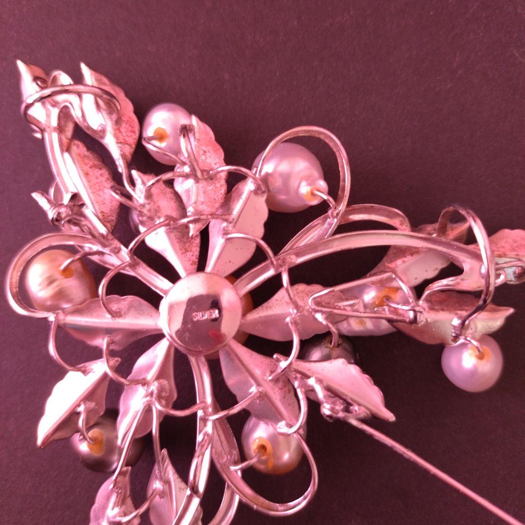 南洋真珠 SILVER ブローチ兼ペンダントトップ