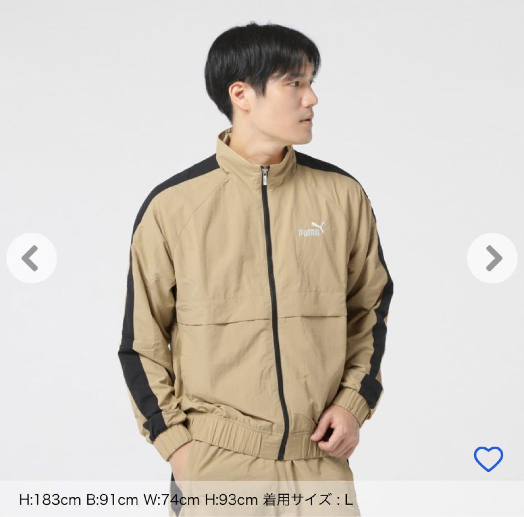 PUMA セットアップ トリコット ウインド 上下セット ウーブン M