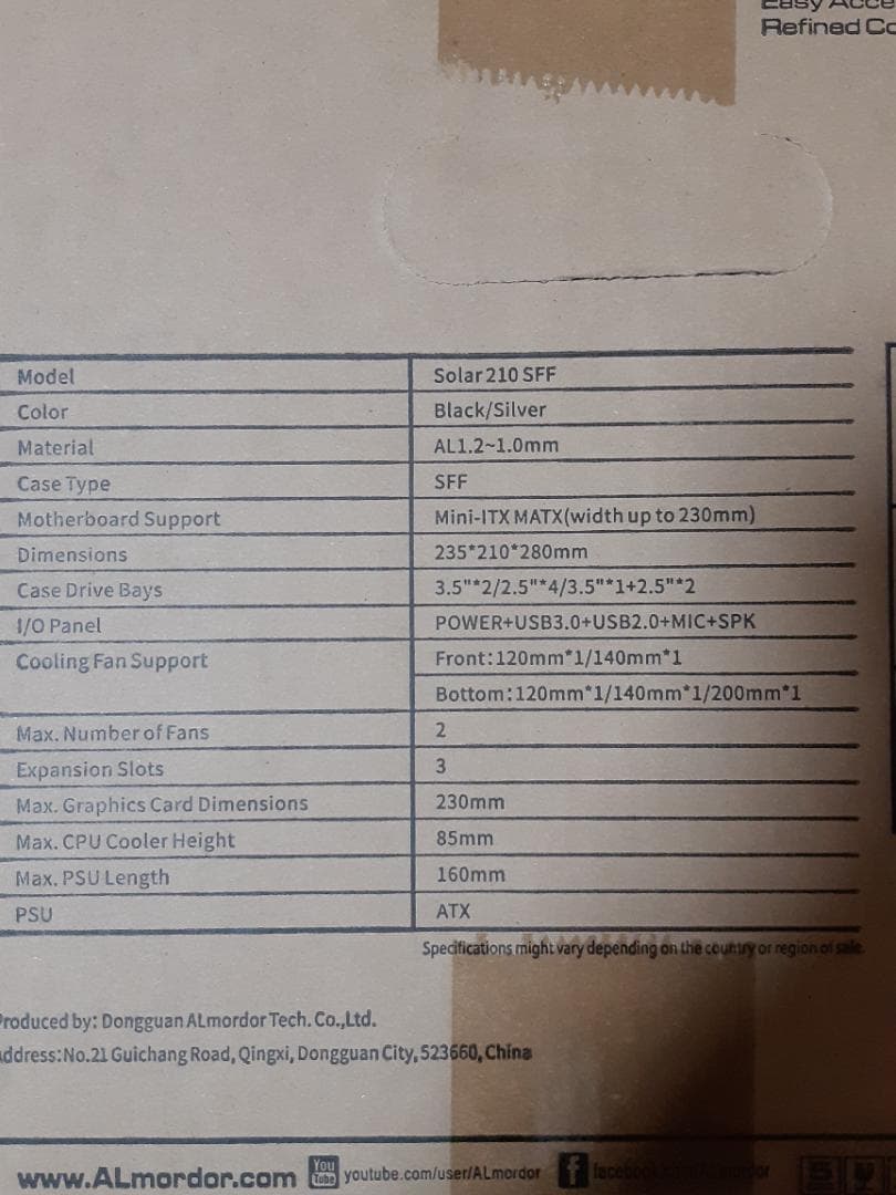 自作PC　Ryzen7 1700・8GB・256GB・GTX650Ti