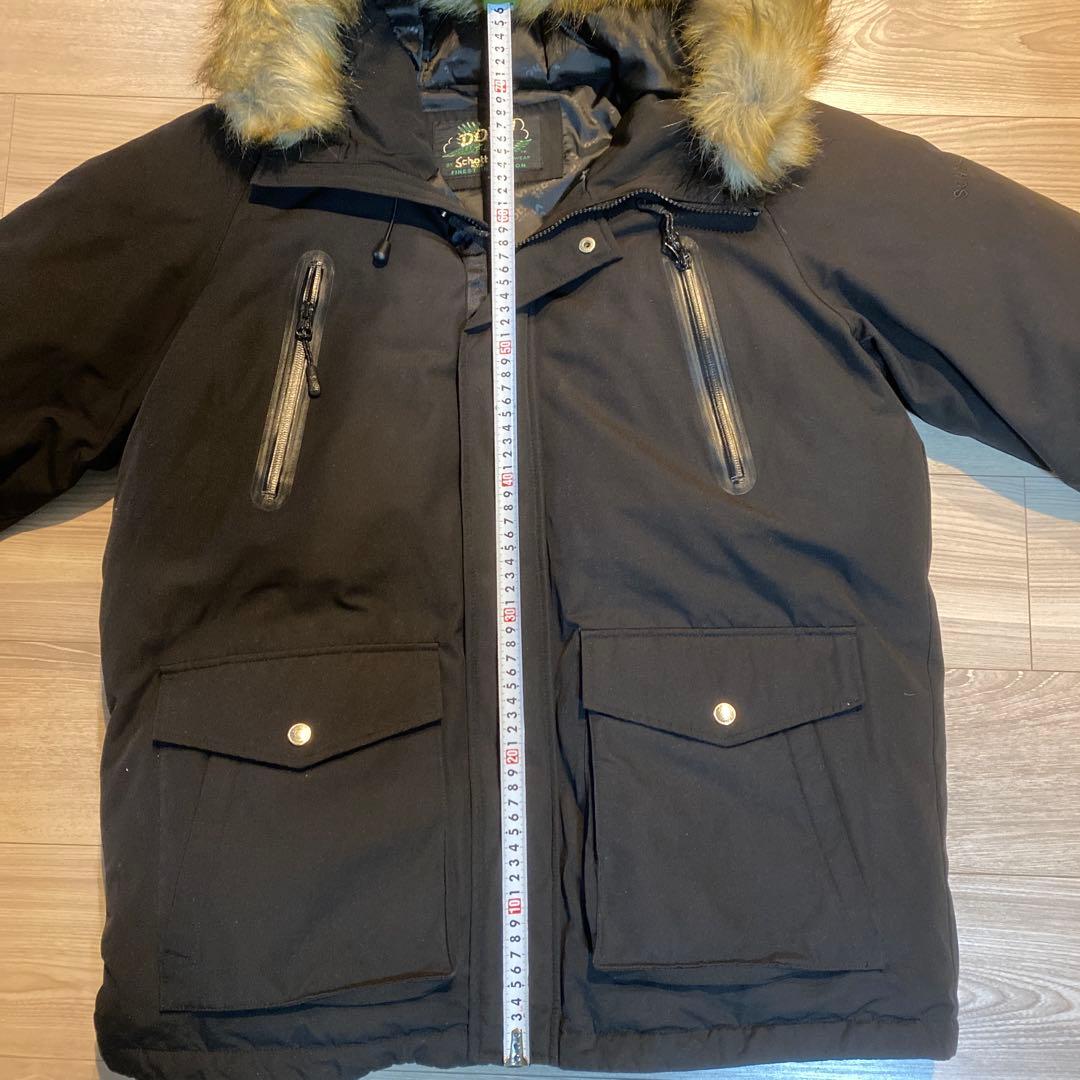 ま*ー様 SCHOTT BROS ブラックダウンジャケット