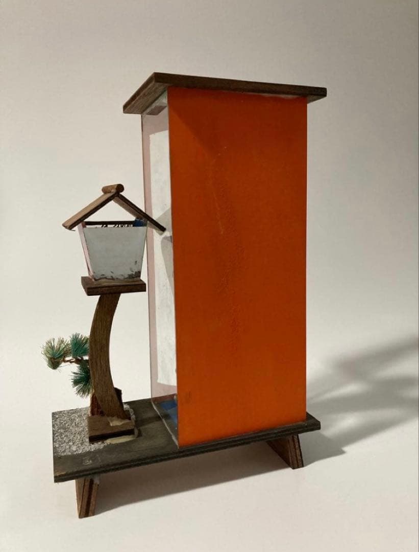 ガラスケース入り 日本人形 着物人形 和風インテリア 昭和レトロ