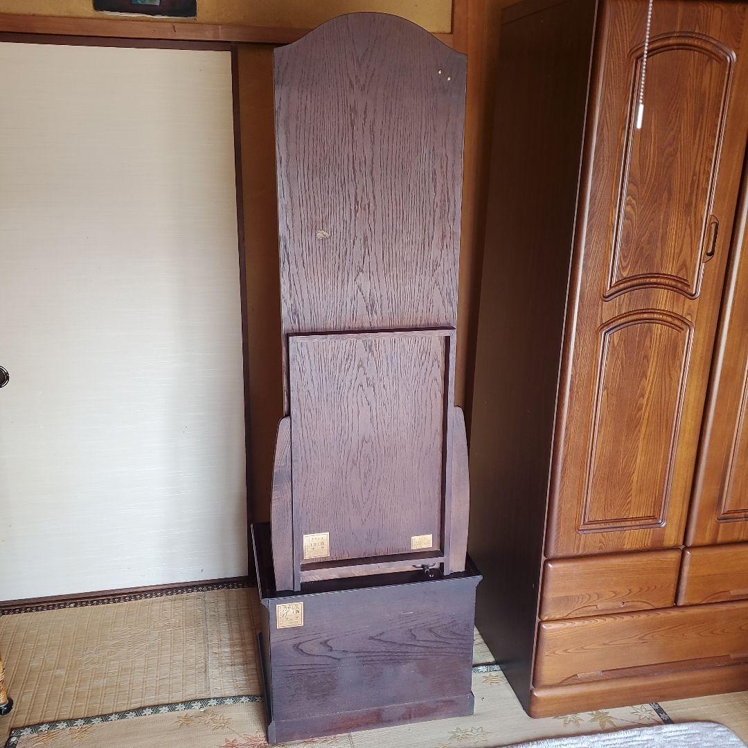 送料込み　ナラ　1面鏡　鏡台