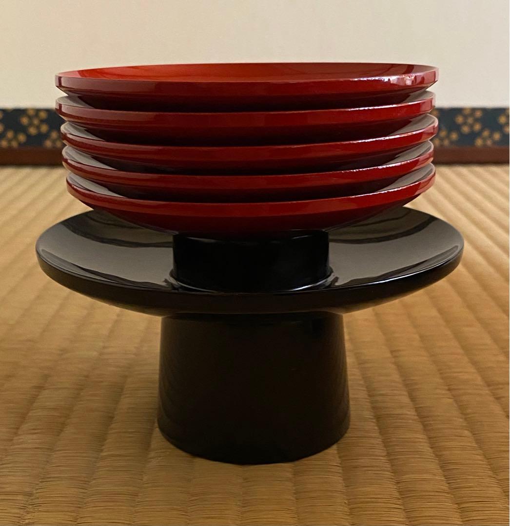 茶道具　懐石道具　漆塗