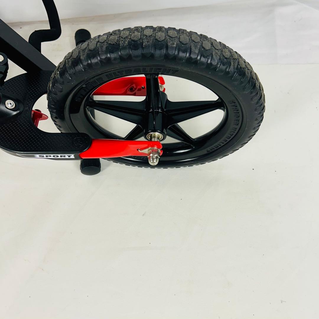 【美品】ストライダー STRIDER スポーツ ステップ付きレッド12型 ②