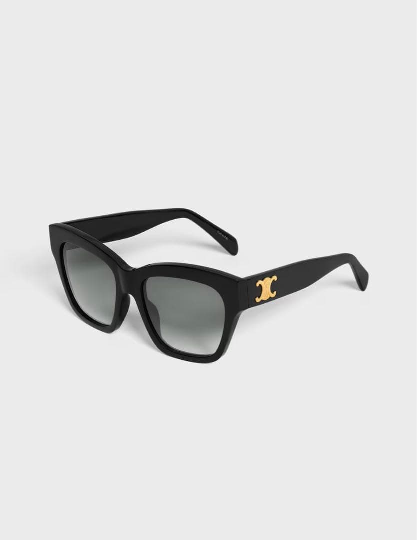 CELINE トリオンフ キャットアイサングラス ブラック